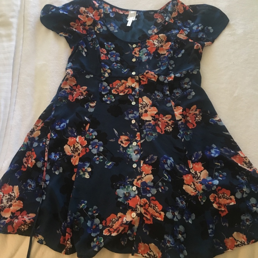 Blue Floral Dress